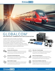 GLOBALCOM Rail and Ground Transportation Brochure